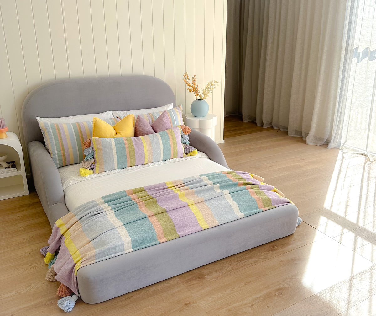 Purple Kids Bed Top View 