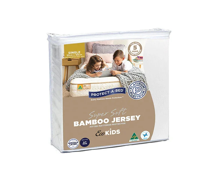 Eco Kids Bamboo Jersey Mattress Protector