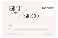 Kamari Furniture Gift Card