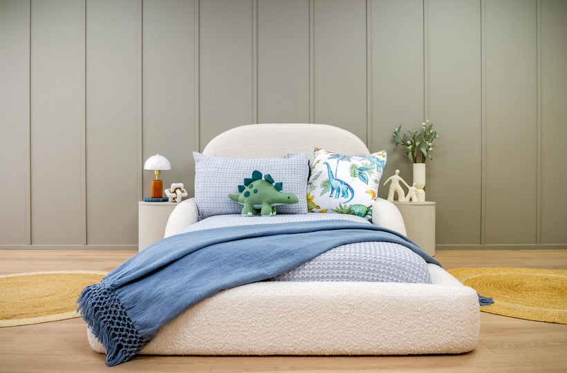 Kids bed for boys and dinasour themed