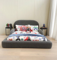 Super Hero Kids Bed with Guard Rails 